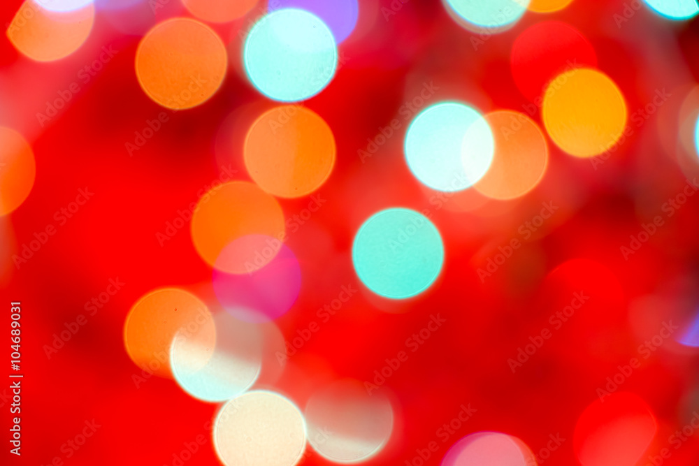 Abstract colorful light with red background Abstract colorful light with red background