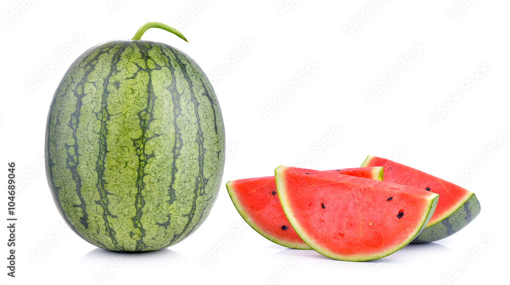 watermelon on white background watermelon on white background