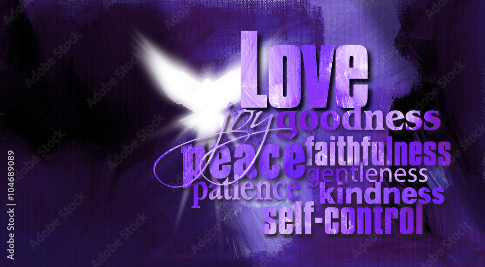 Obraz premium Fruit of the Spirit Dove