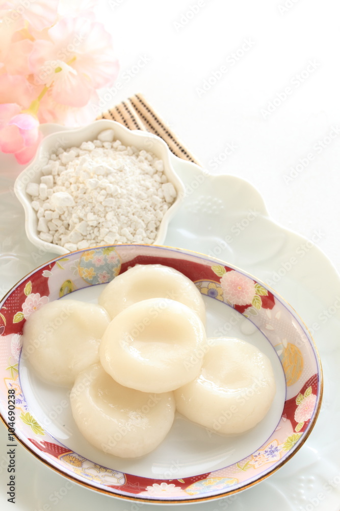 Japanese confectionery, mochi dango Japanese confectionery, mochi dango