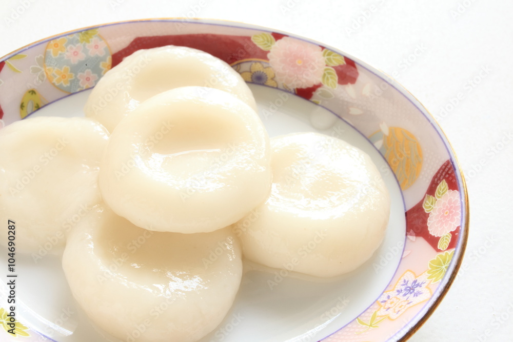 Japanese confectionery, mochi dango Japanese confectionery, mochi dango