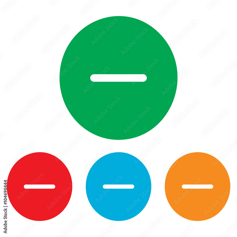 Negative symbol. Minus sign Negative symbol. Minus sign