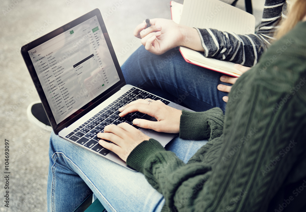 Naklejka premium Email Coneection Globalna koncepcja sieci komunikacji