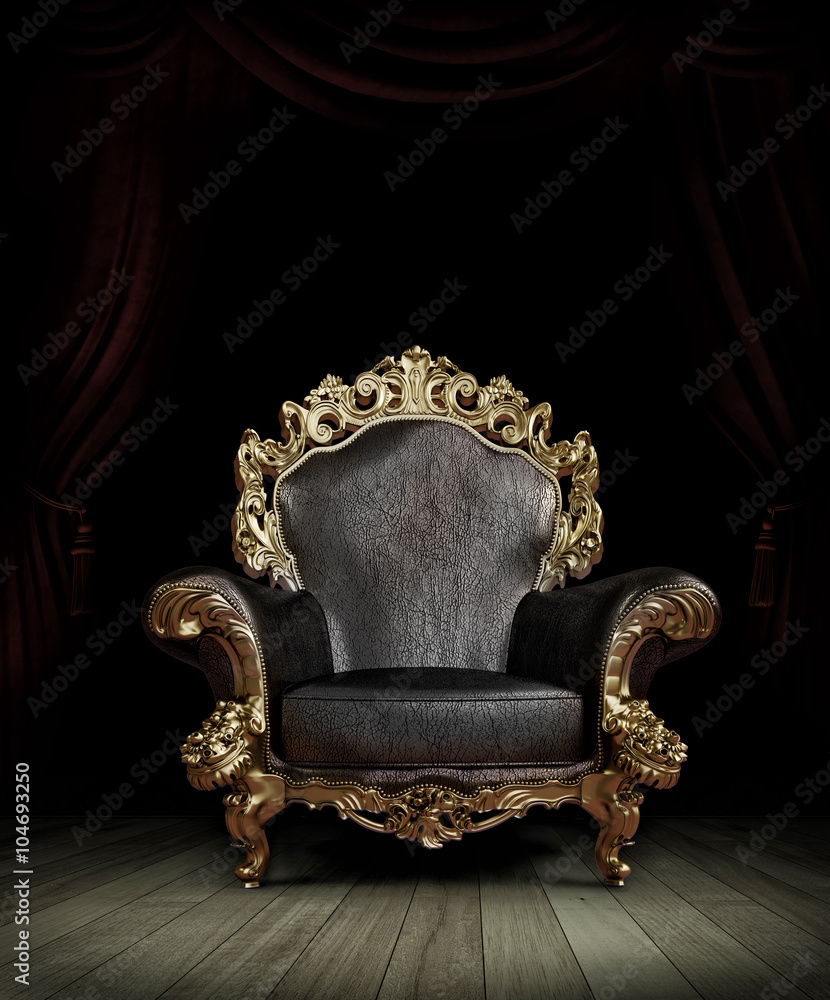 classic luxury chair Stock Illustration | Adobe Stock