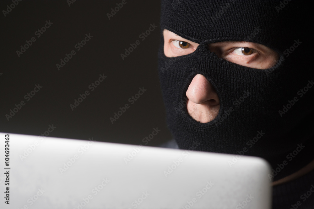 Hacker in a mask Hacker in a mask