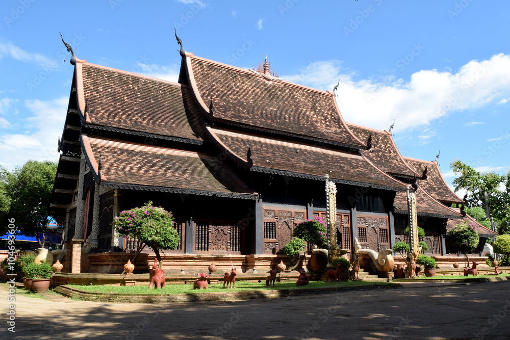 Lokmolee temple or wat lokmolee chiangmai , thailand