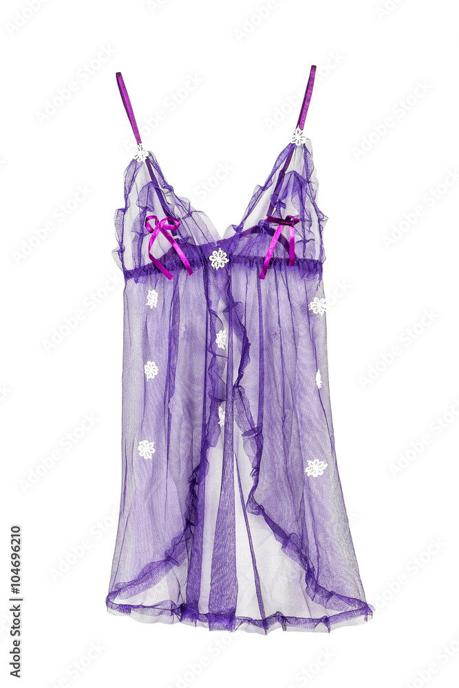Sexy nightwear isolated on white Sexy nightwear isolated on white