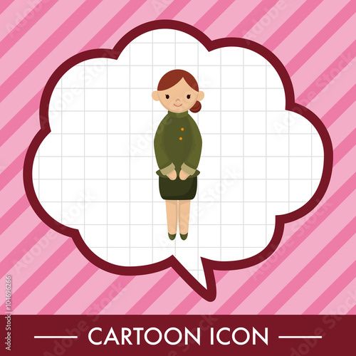 flight attendants theme elements vector,eps