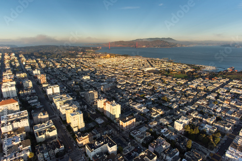 Aerial view of San Francisco