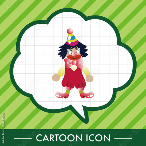clowns theme elements vector,eps