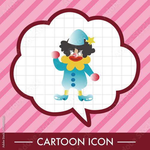 clowns theme elements vector,eps