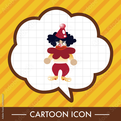 clowns theme elements vector,eps