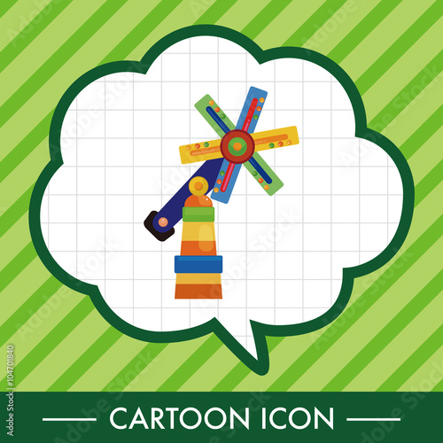 Amusement park facilities theme elements