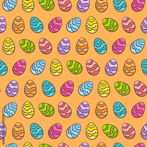 Easter seamless pattern