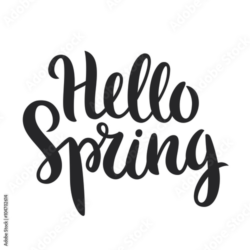 Hello Spring phrase