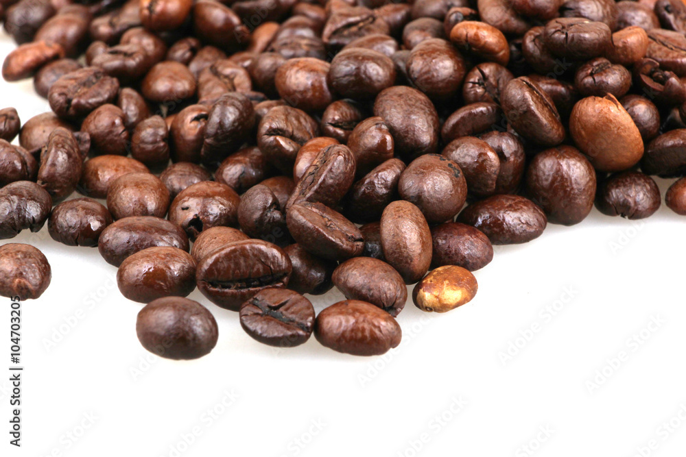 Coffee Beans isolated on white Coffee Beans isolated on white