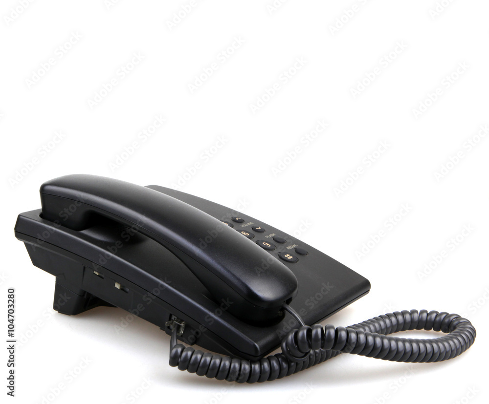 telephone isolated on white telephone isolated on white