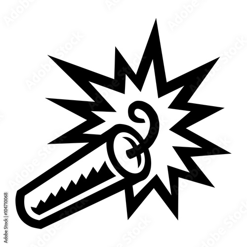 Dynamite Stick Explosive vector icon