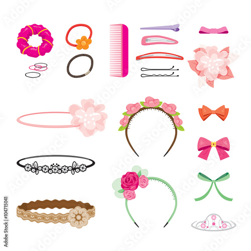 Hair Accessories Set, Accessories, Coiffure, Hairdressing, Beauty, Hairdo, Lifestyle, Fashion