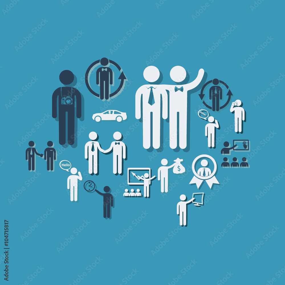 assembly of people silhouettes stick figure assembly of people silhouettes stick figure