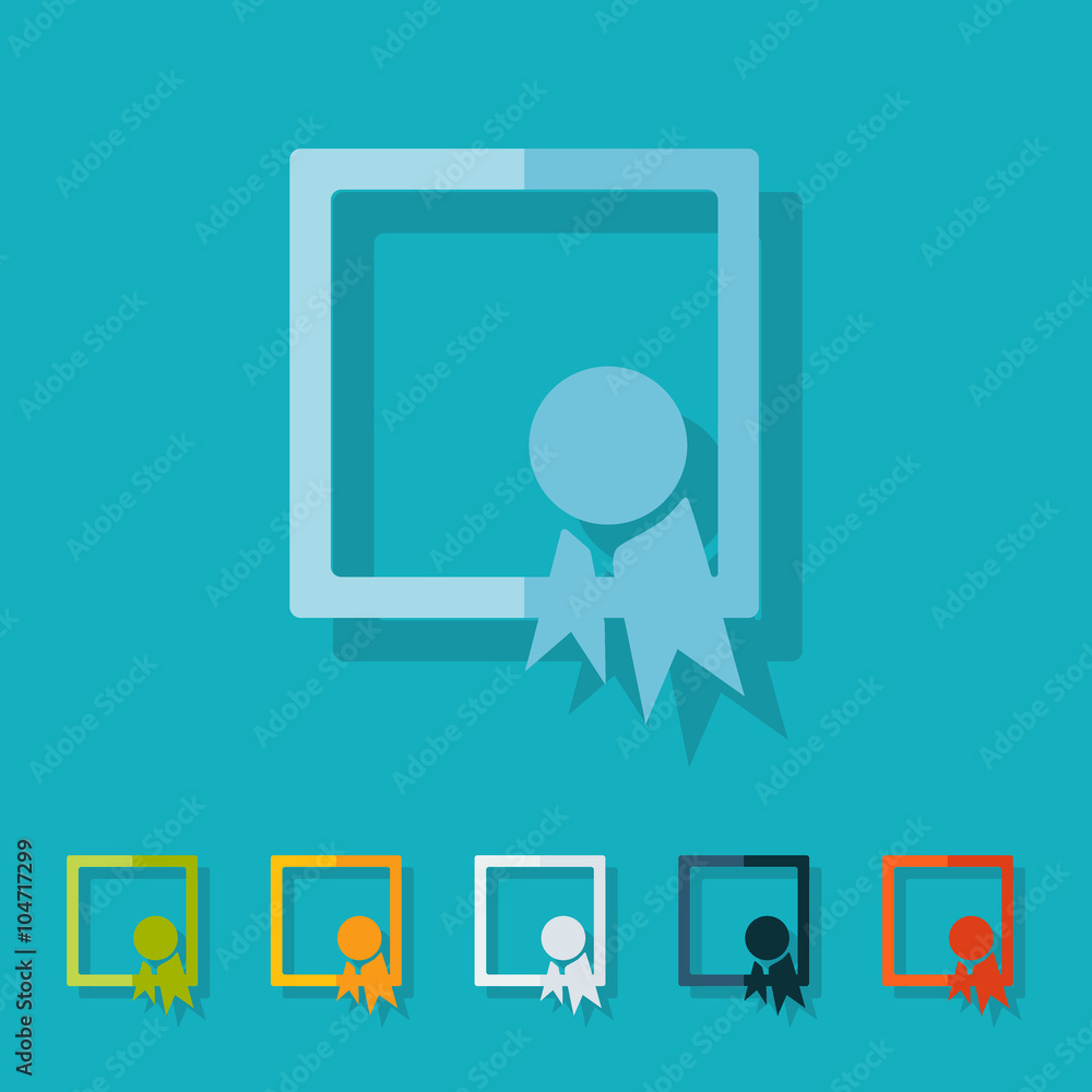 Icons in a flat style of business Icons in a flat style of business