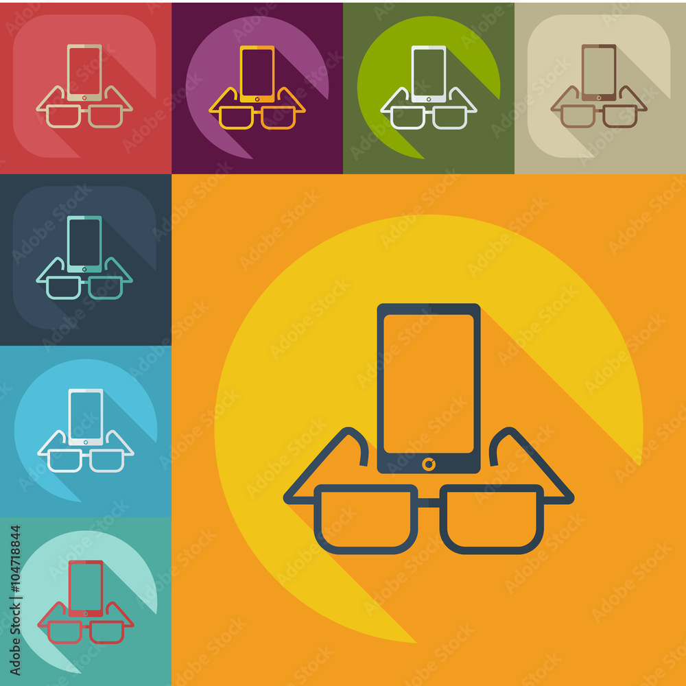 flat icon gadget phone business theme flat icon gadget phone business theme