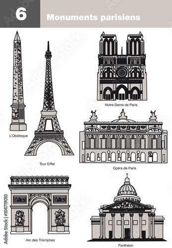 Monuments parisiens / Paris
