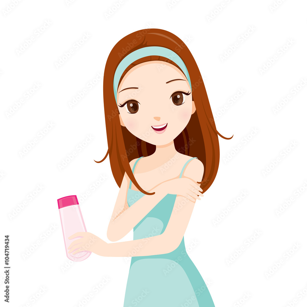 Girl Holding Beauty Packaging And Scrubbing On Skin, Facial, Beauty, Skin, Cosmetic, Makeup, Health, Lifestyle, Fashion Girl Holding Beauty Packaging And Scrubbing On Skin, Facial, Beauty, Skin, Cosmetic, Makeup, Health, Lifestyle, Fashion
