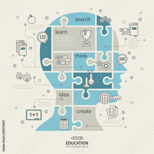 education infographic elements