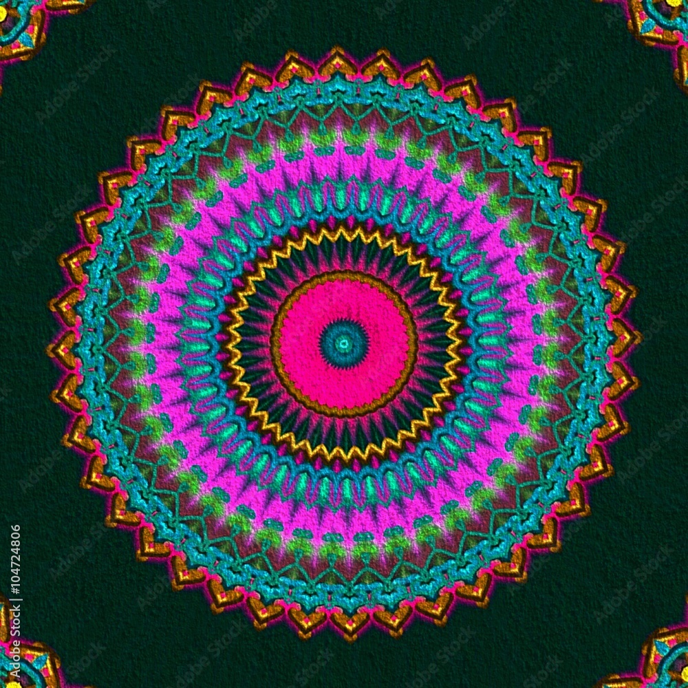 Abstract Strahlen Mandala