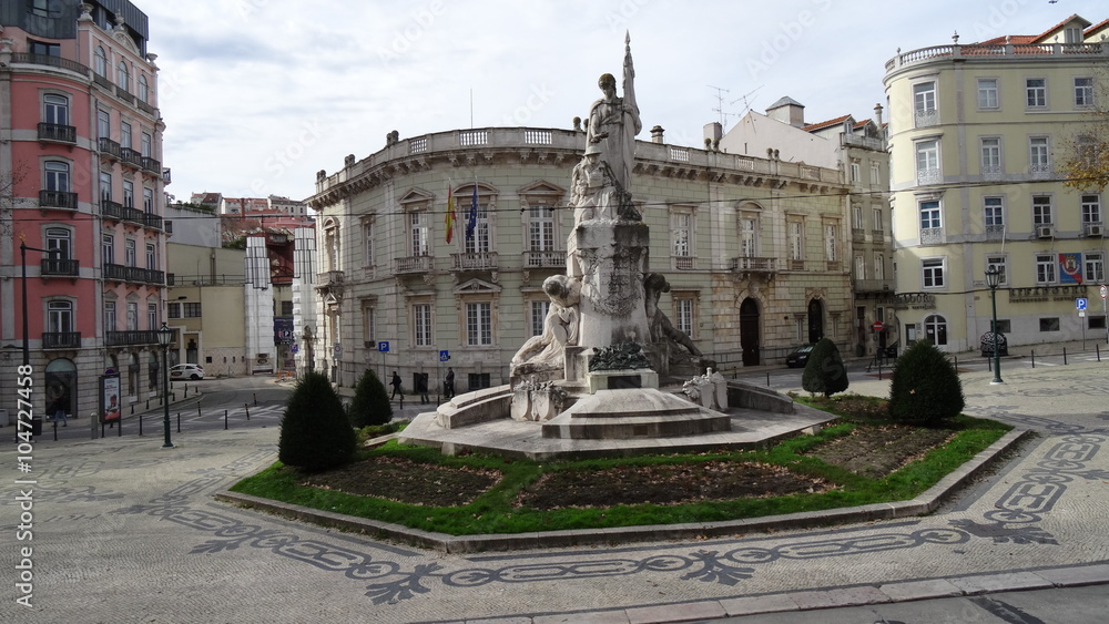 Naklejka premium Statur in Lisboa