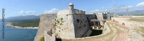 Photography El Morro castle at Santiago de Cuba
