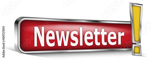 Newsletter sur panneau rouge