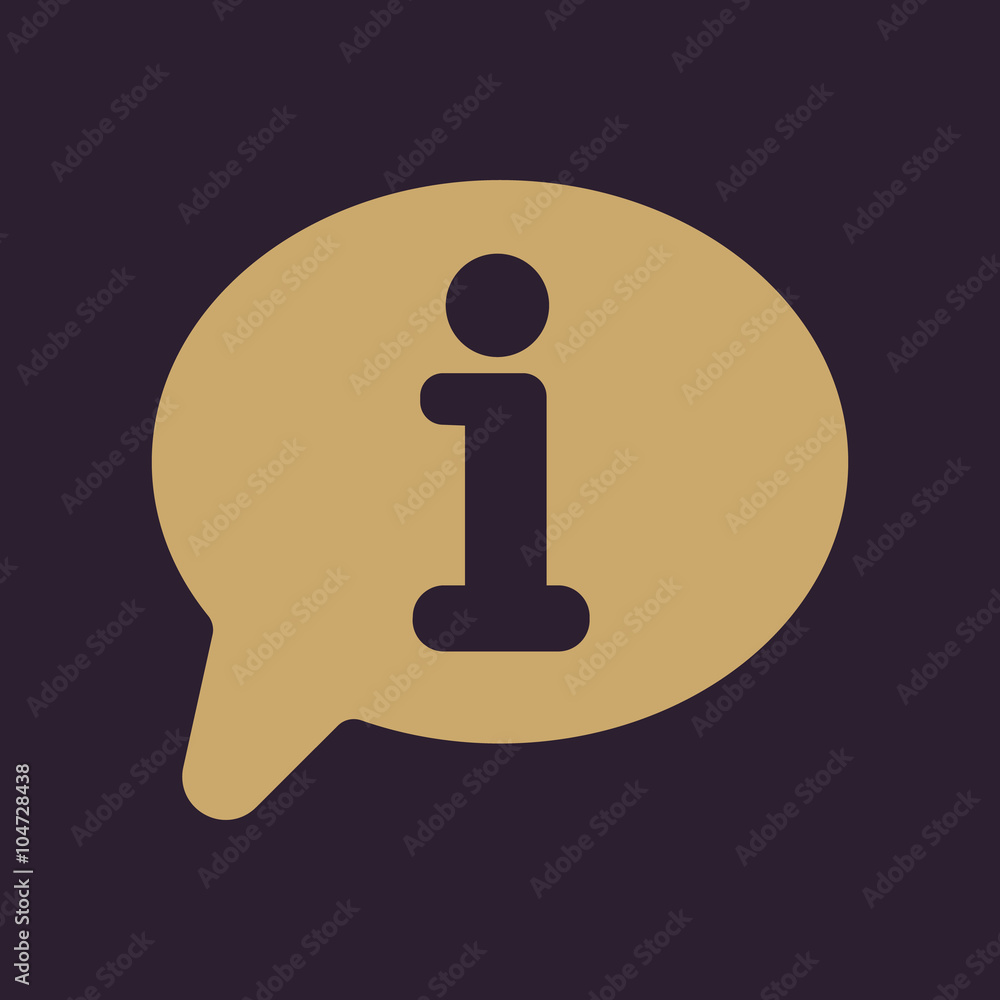 The information icon. Info and faq symbol. Flat The information icon. Info and faq symbol. Flat