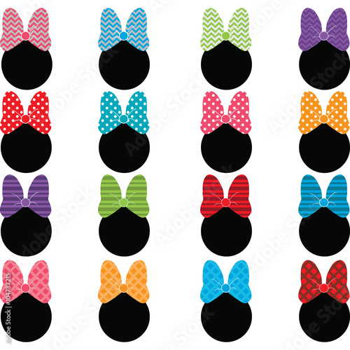 Foto Polka Dot Bow Set