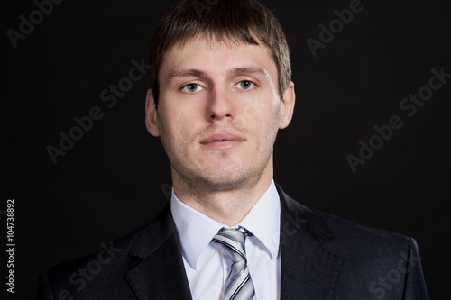 Fotografie Oleg, man in white shirt and gray suit