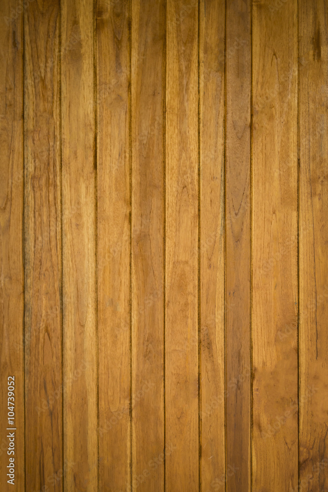 Fototapeta premium dark wood background texture, blurred vignette corner