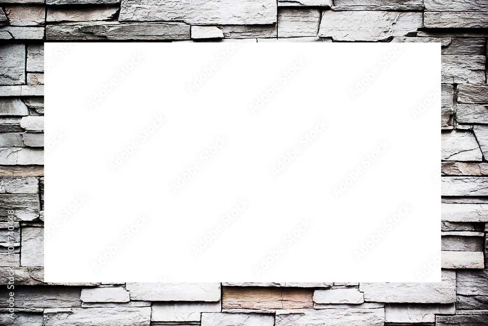 Fotografie Black and White layer of rack wall texture