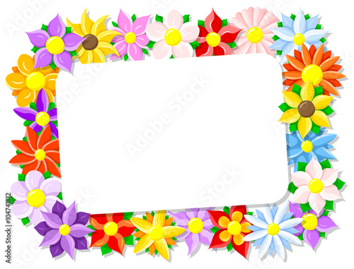 Blumen Umrandung 