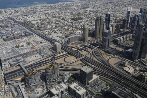 Cityscape of buildings in Dubai