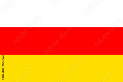 Standard Proportions for South Ossetia Official Flag