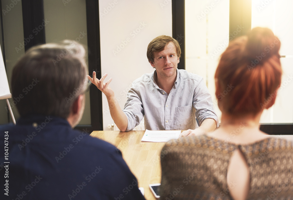 Talking about the business strategy Talking about the business strategy