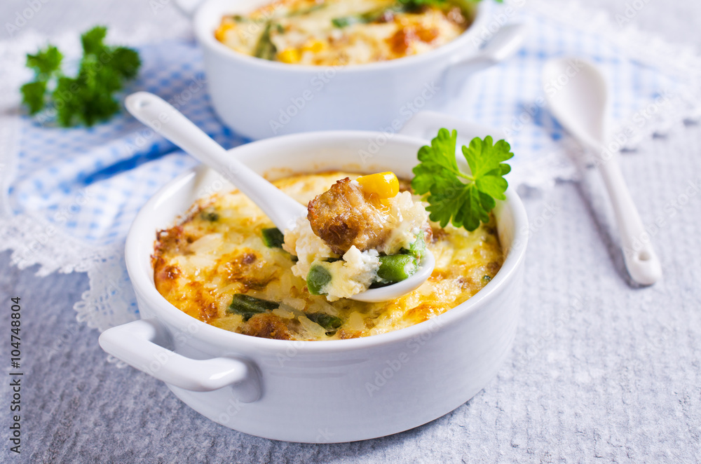 Casserole with rice Casserole with rice