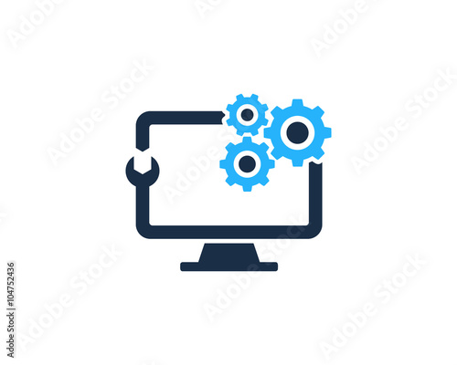 Computer Repair Logo
