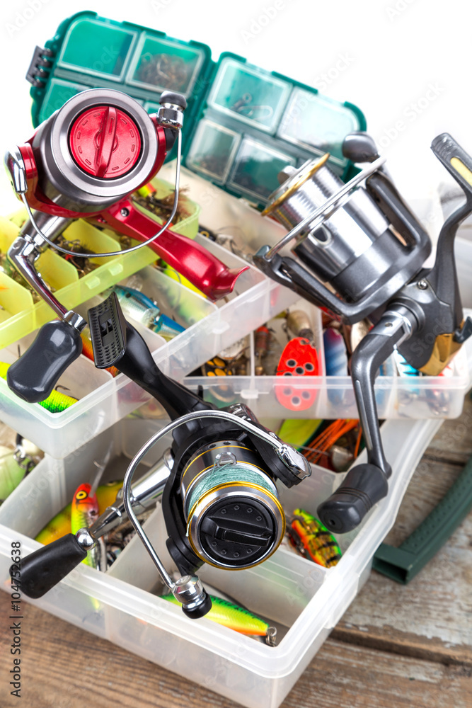 fishing tackles and baits in box fishing tackles and baits in box
