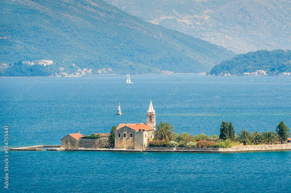 Fort Mamula, fortress on the island, Montenegro