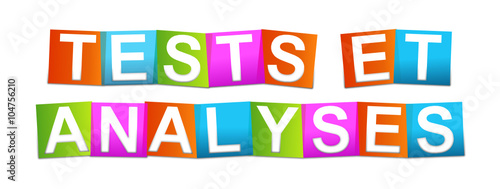 tests et analyses couleurs
