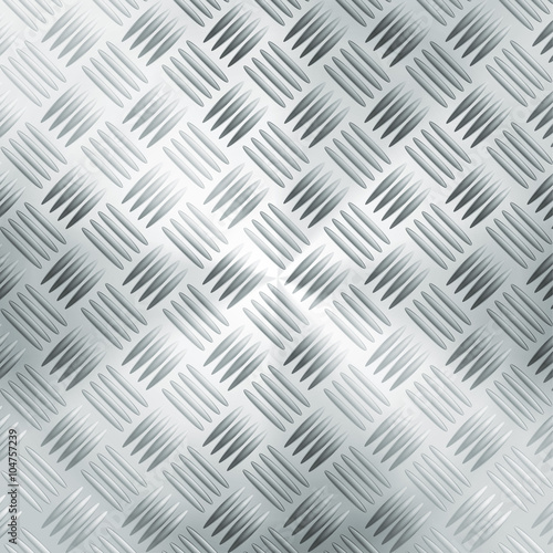 Vector Illustration brushed aluminium metal texture pattern for background