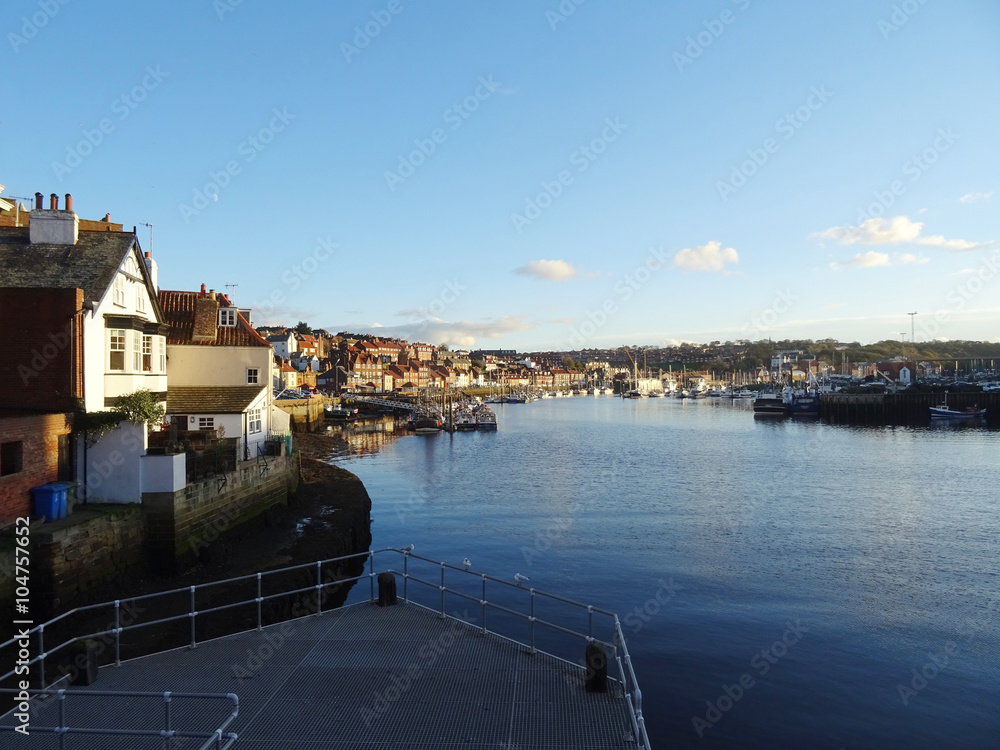 Obraz premium Whitby by the ocean