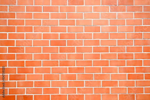New perfectly brick wall background. Best clean brick wall. Close up. Front view.